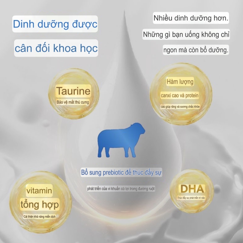 Bột Sữa dê Bucatstate - 1 Hộp 10 Túi 