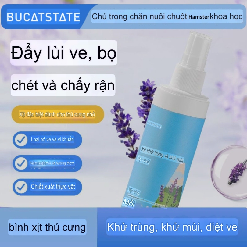 Xịt khuẩn dưỡng da lông Oải Hương Bucatstate