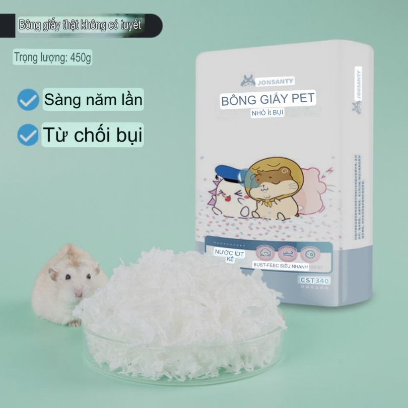 Giấy Trắng Lót Chuồng Jonsanty 450g