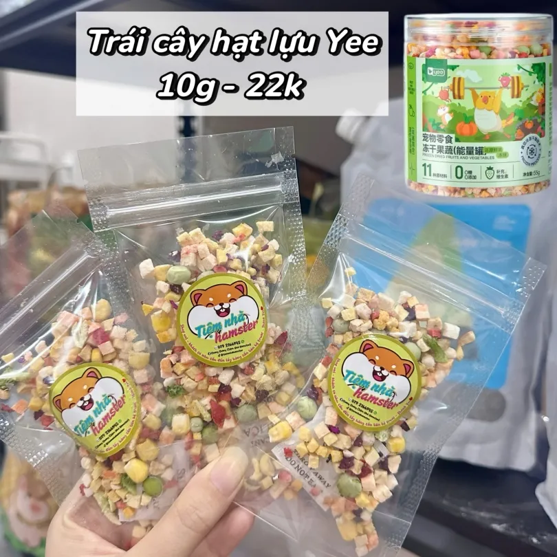 Trái Cây Rau củ Tổng Hợp Đông Khô Sấy Lạnh Yee