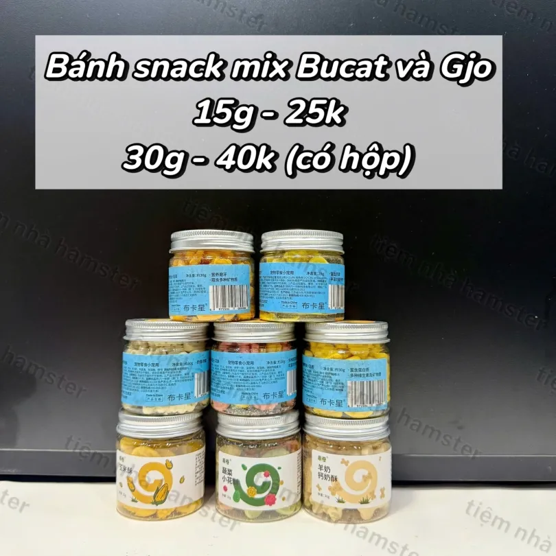 Bánh snack Bucat Mix Gjo