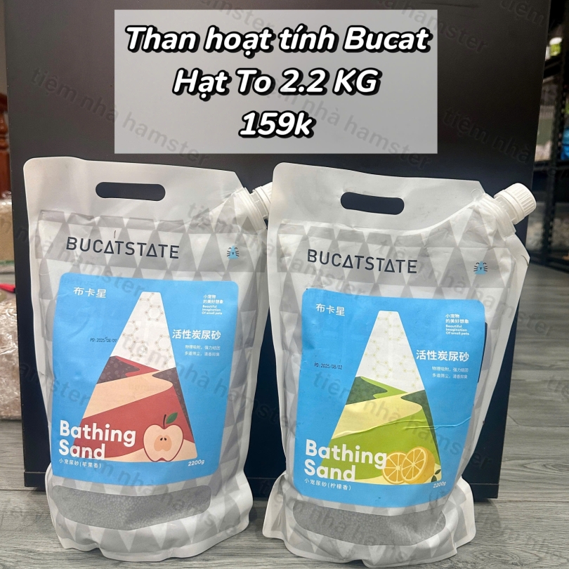 Cát Than Hoạt Tính 2.2 KG Bucat - Hạt To