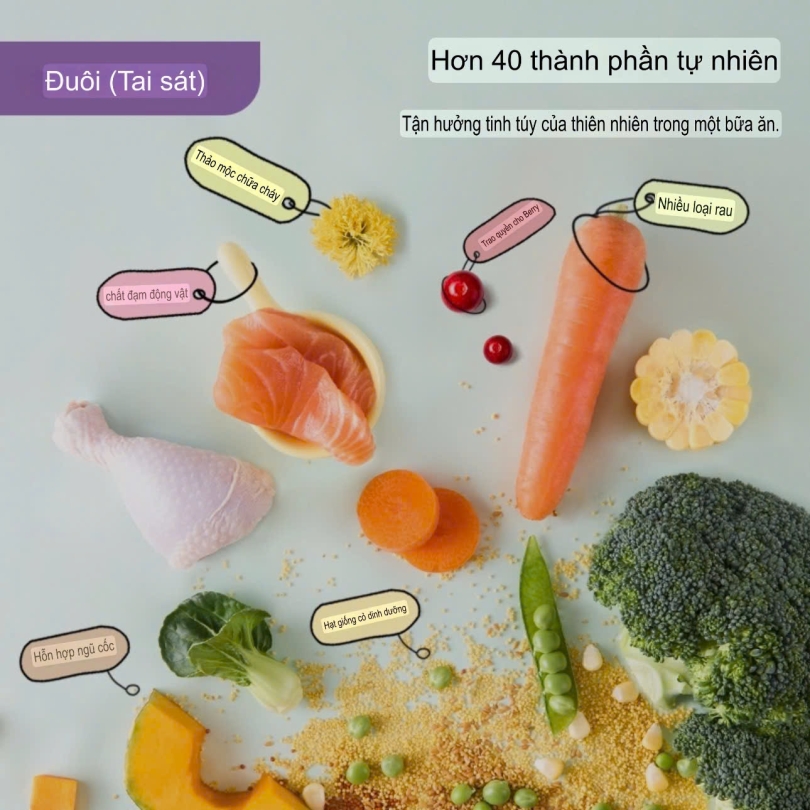 Thức ăn Tail Tale Viên Rau Củ Sấy - 400g