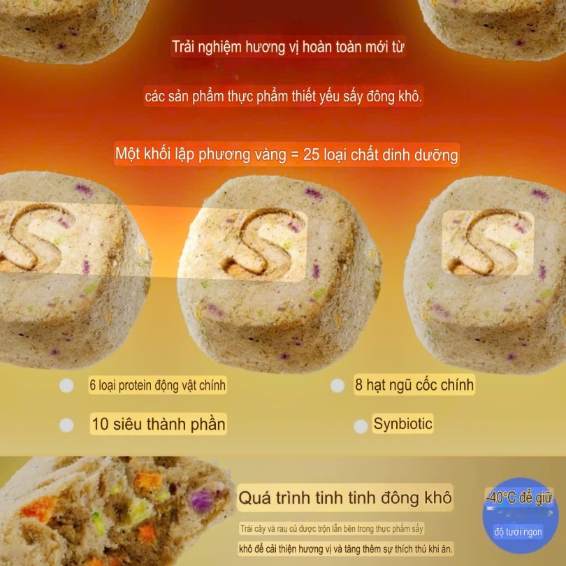 Thức ăn Tafit Trái Cây Đông Khô - 450g