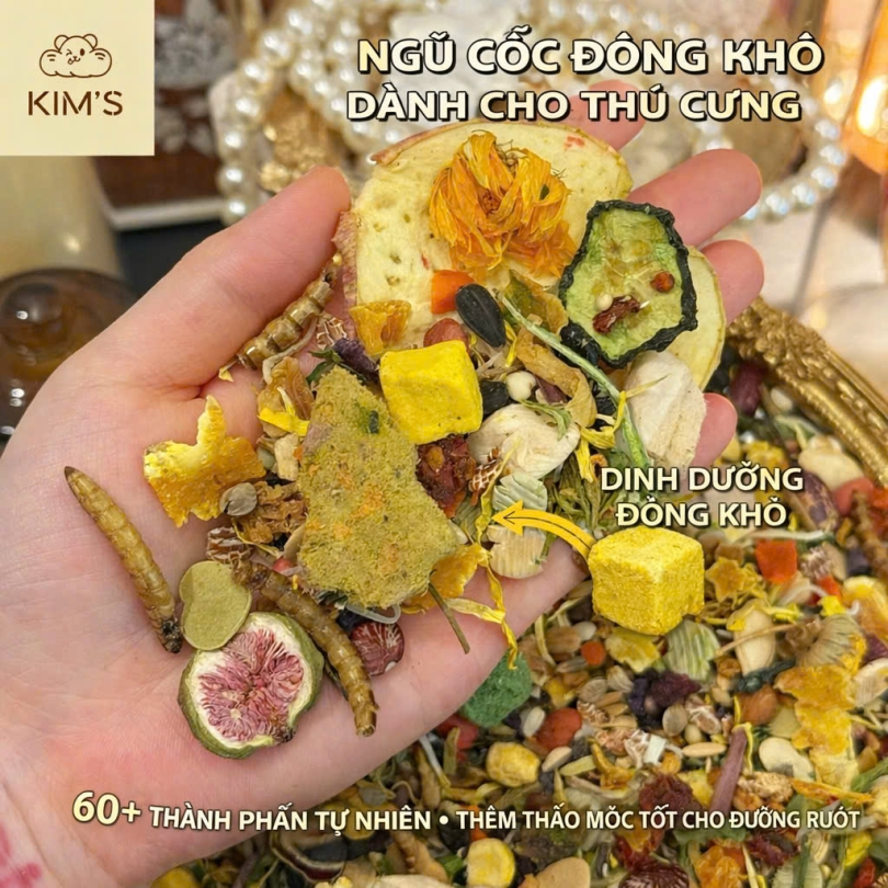 Thức Ăn Trại Kimi 60 Thành Phần