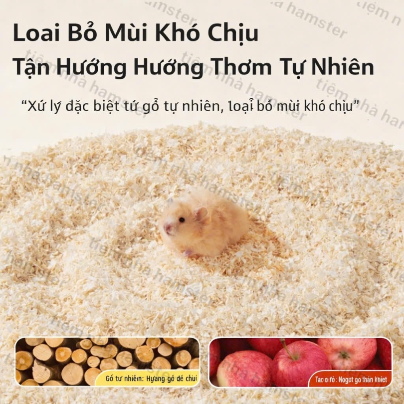 Mùn cưa hương táo YEE 1KG