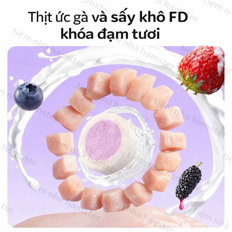 Bánh sữa dê mix 3 loại trái cây YEE