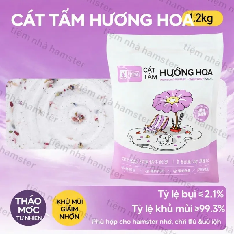 CÁT MỊN HƯƠNG HOA YEE 1.2KG