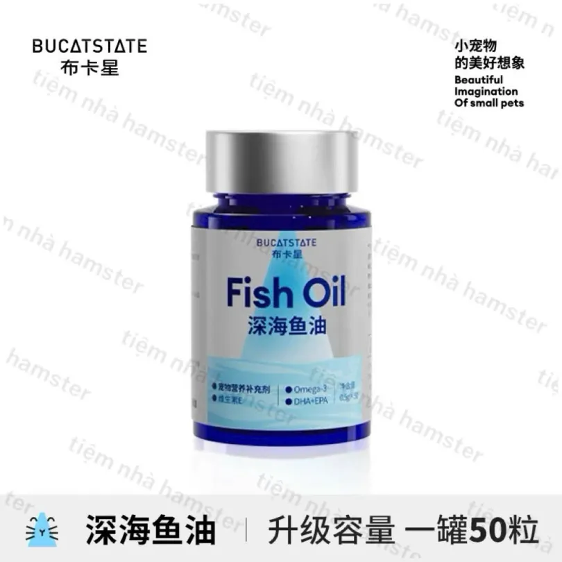 Dầu cá hồi sâu biển Bucat Hộp 50 Viên