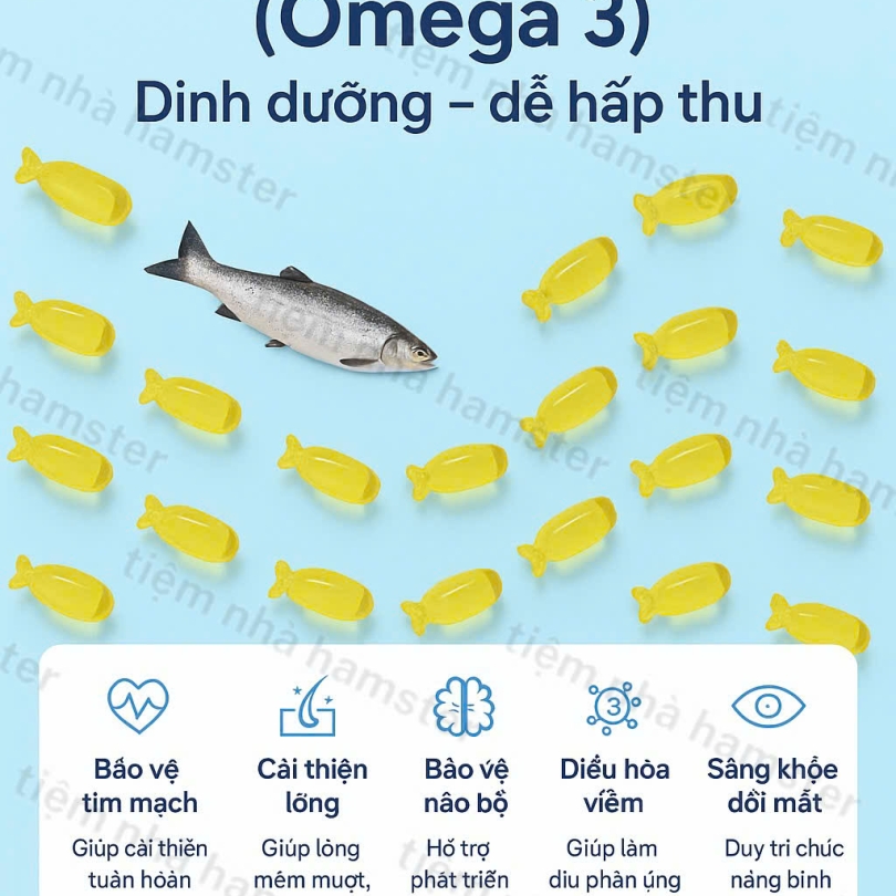 Dầu cá hồi sâu biển Bucat Hộp 50 Viên