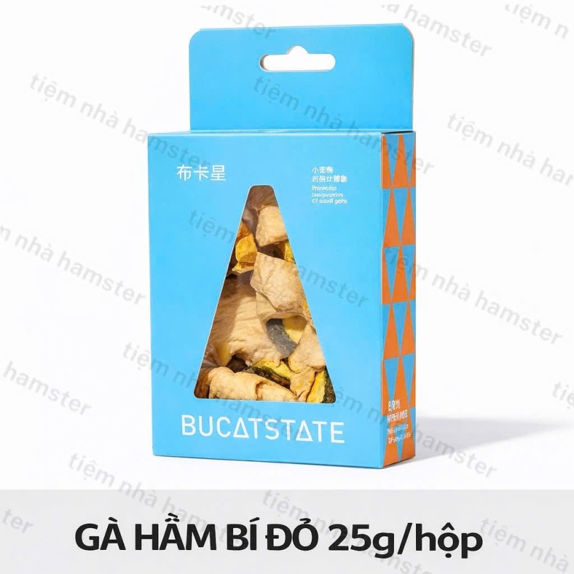 Thịt Gà cuộn bí đỏ Bucat - 25g
