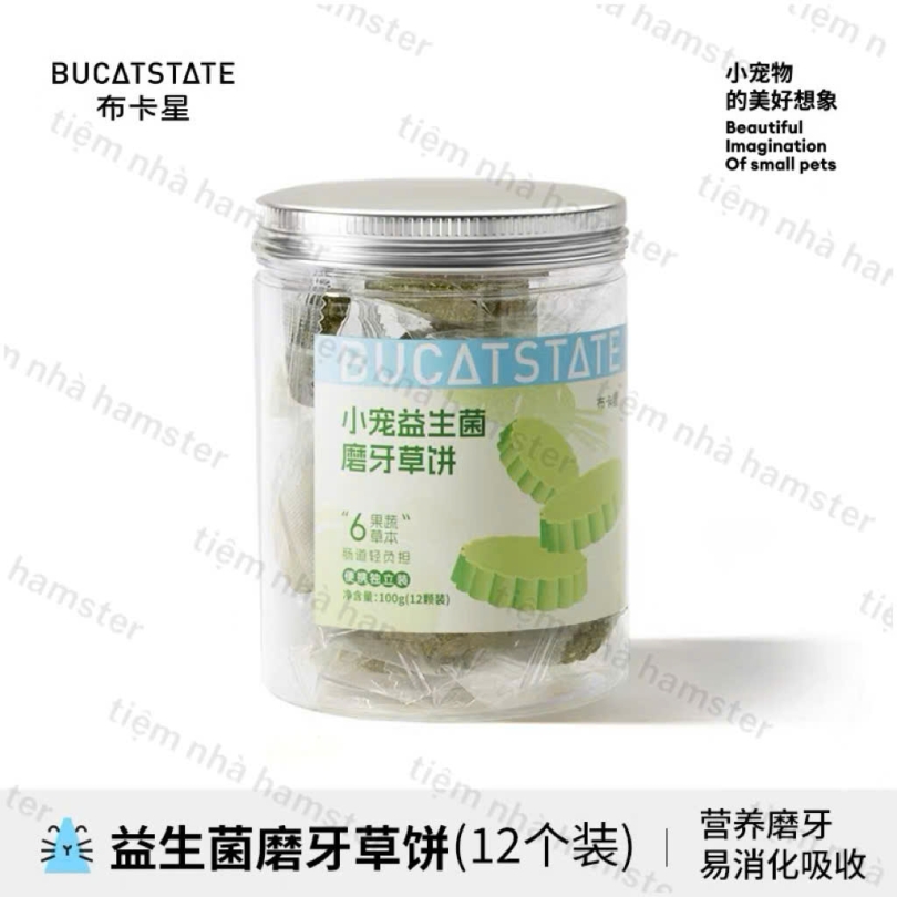 Bánh Cỏ Mài Răng Probiotic mix trái cây giúp bảo vệ đường ruột Bucat