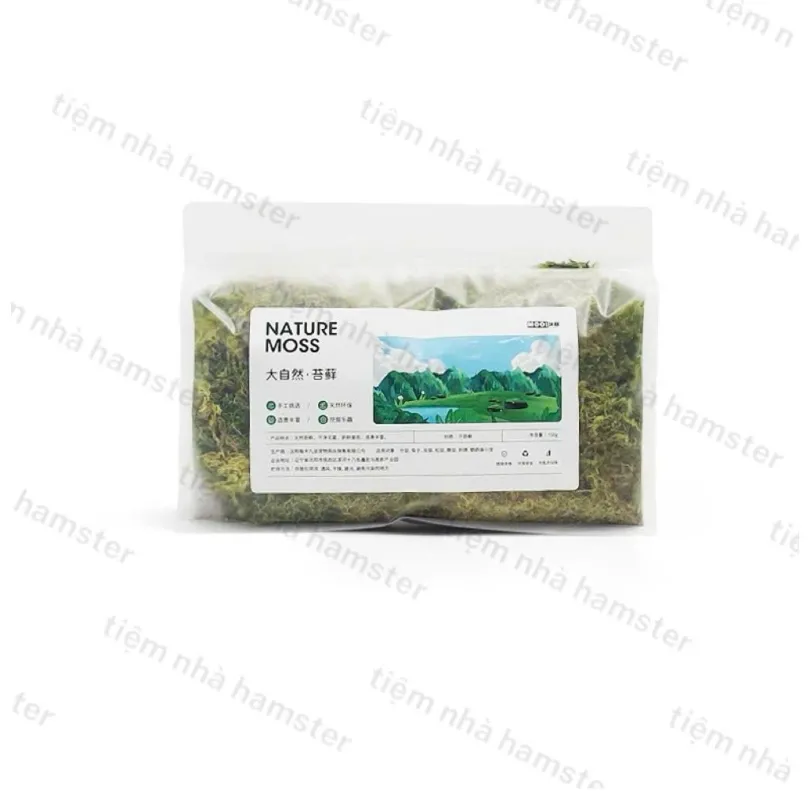 Rêu khô lót chuồng MOOI - 150g