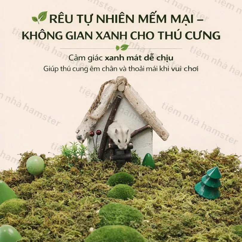 Rêu khô lót chuồng MOOI - 150g