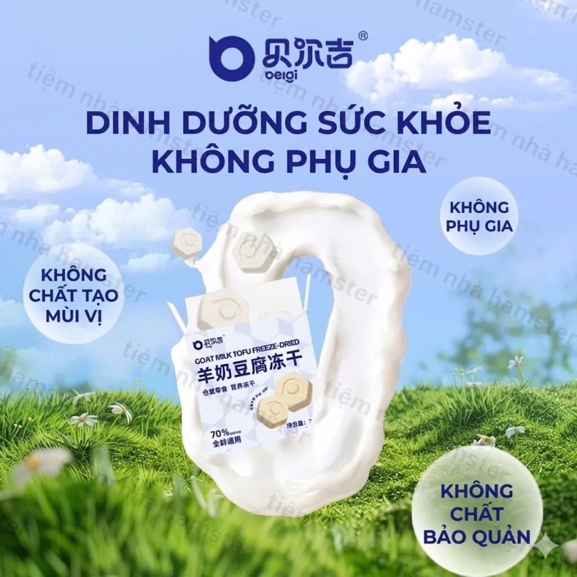 Tàu hủ sữa dê Belgi Đông lạnh