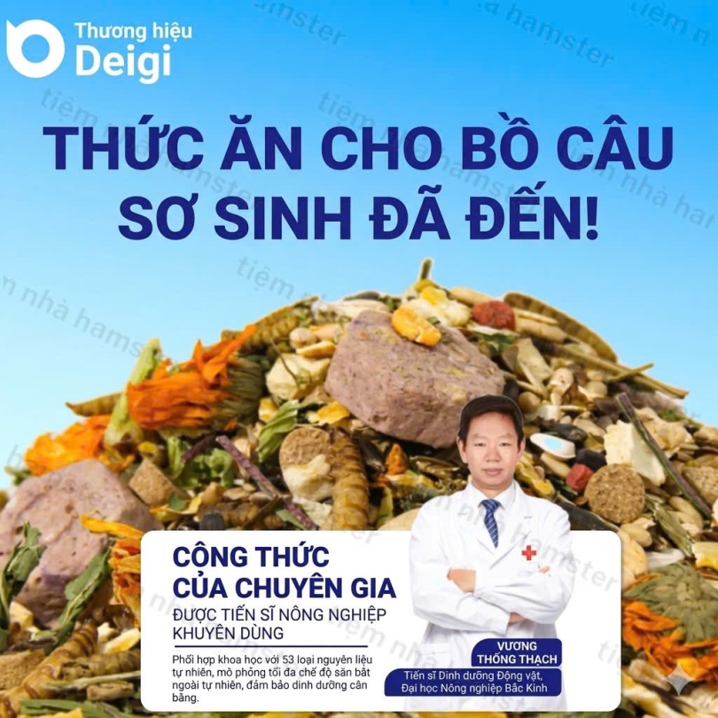 Thức ăn Belgi thịt đông khô chim bồ câu - 420g
