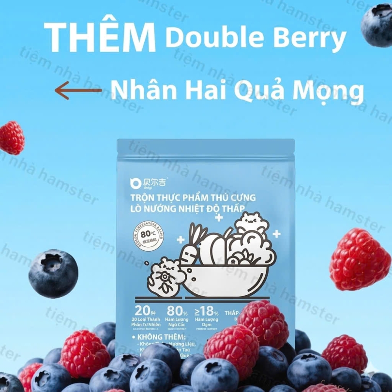 Nén dinh dưỡng Belgi quả mọng mix rau củ nướng 