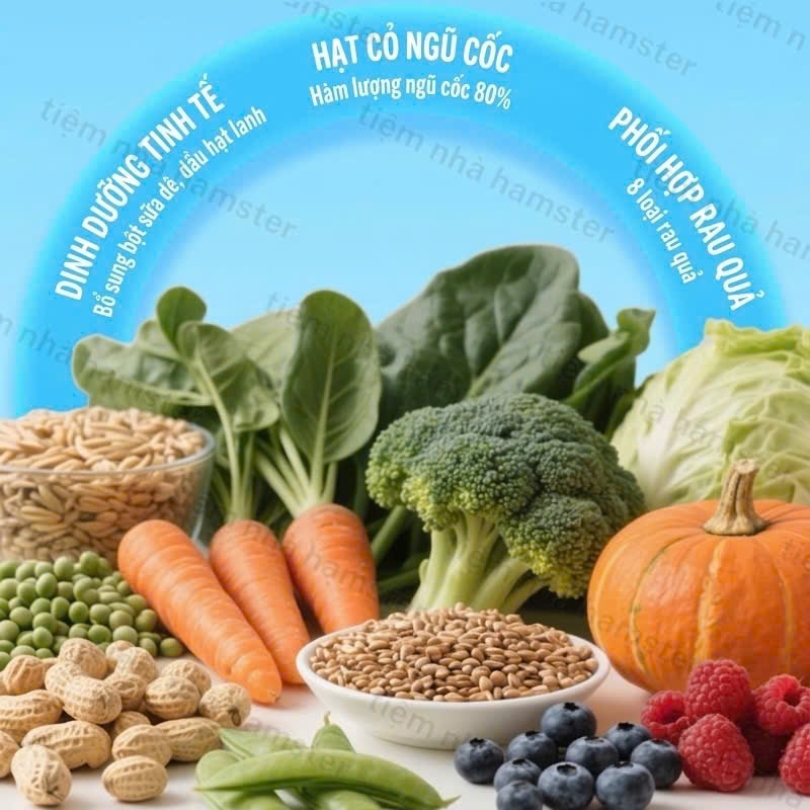 Nén dinh dưỡng Belgi quả mọng mix rau củ nướng 