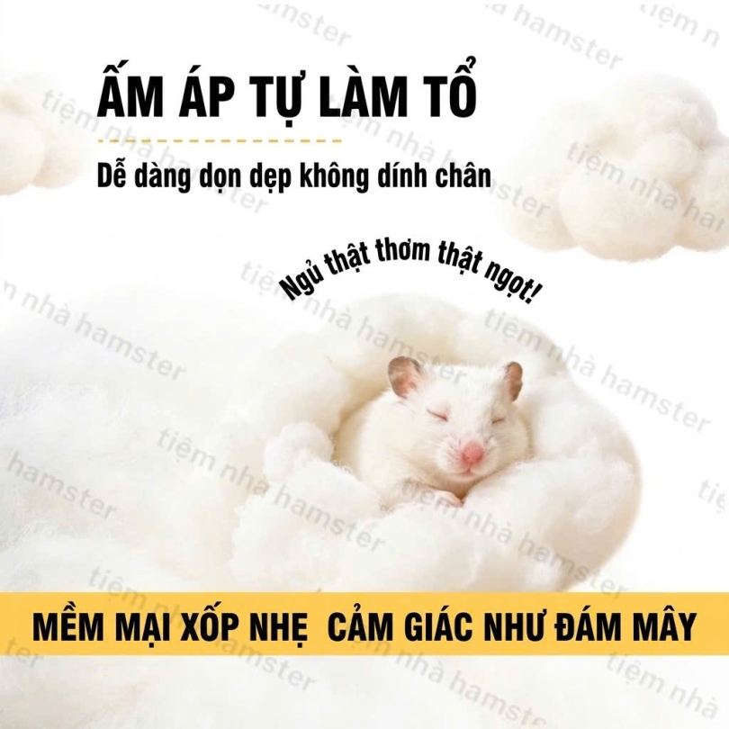 Bông gòn trắng giữ ấm Belgi - 200g