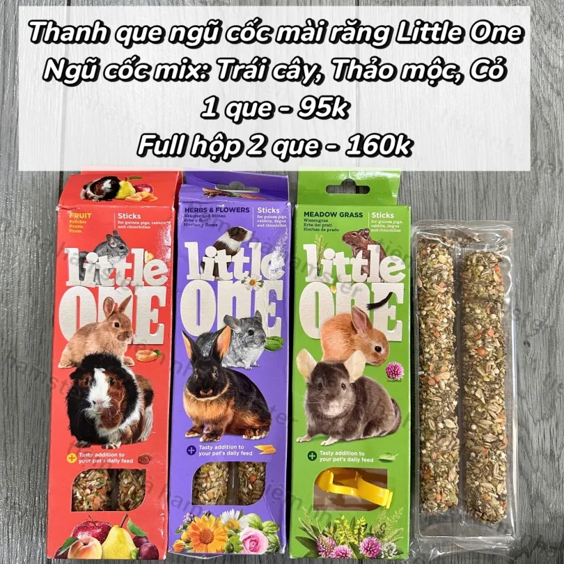 Thanh que Ngũ Cốc Mài Răng Little One - 1 Hộp 2 Thanh
