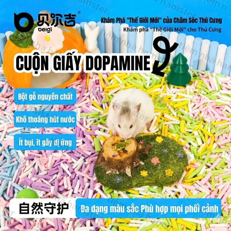 GIẤY XOĂN MÀU DOPAMINE BELGI - 400G