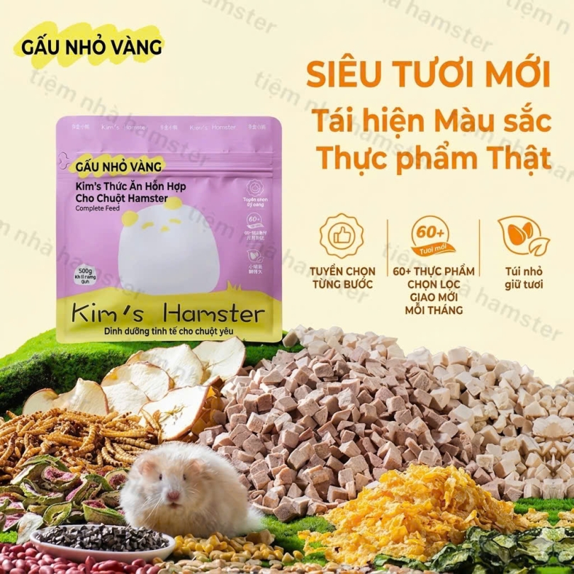 Thức Ăn Trại Kimi 60 Thành Phần