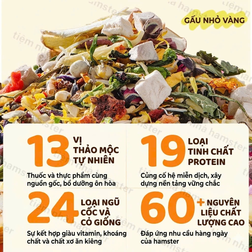 Thức Ăn Trại Kimi 60 Thành Phần