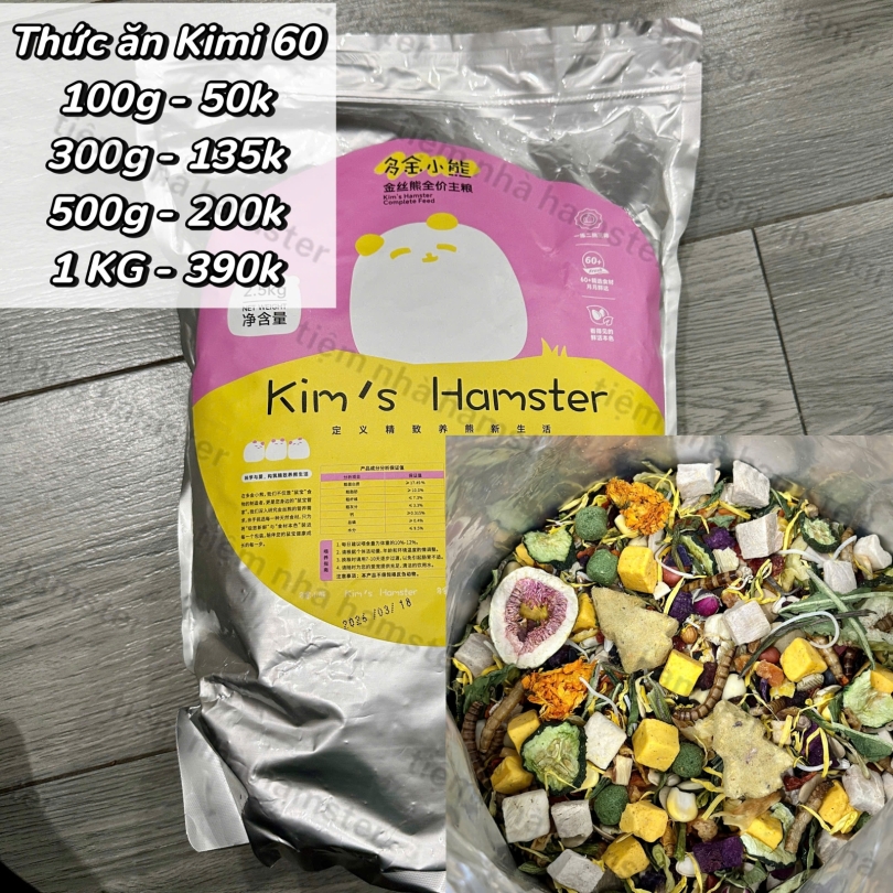 Thức Ăn Trại Kimi 60 Thành Phần