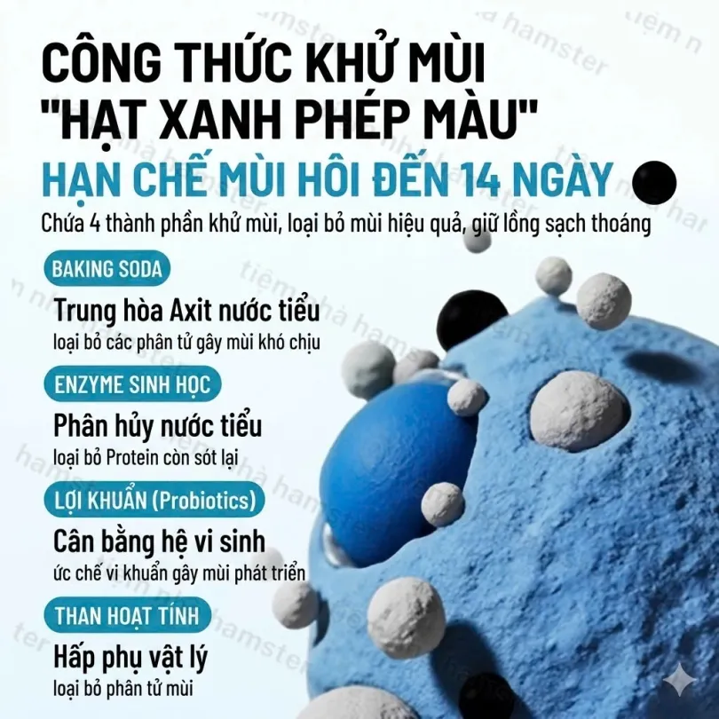 Cát tắm khoáng Bucat Magic Blue vón tốt và khử mùi - 1KG
