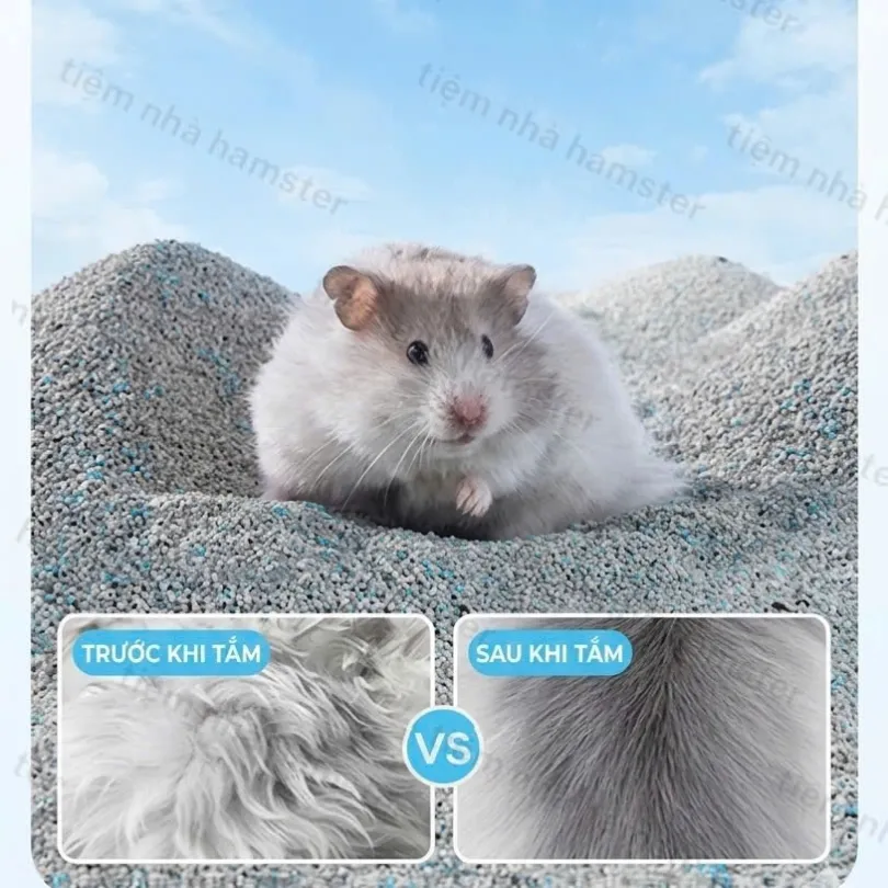 Cát tắm khoáng Bucat Magic Blue vón tốt và khử mùi - 1KG